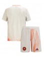 AS Roma Venkovní dres pro děti 2024-25 Krátký Rukáv (+ trenýrky)